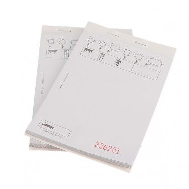 Block der Bestellung