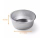 Cubo de aluminio ø107mm h39mm, 251cc, paquete de 100
