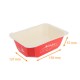Sealable cardboard tray for the holidays Alphacel in PP "Happy Holidays", 192x137x57mm, 1000cc, pack of 65