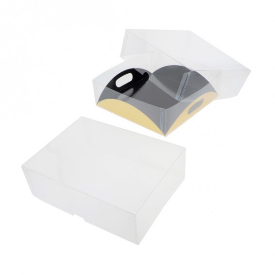 Transparente Box für Nutentablett
