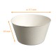 Becher aus Zuckerrohrpulpe 240er Karton, 480ml, ø117mm h 65mm, 'Bodega'..