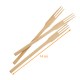 Bamboo pick 3-pronged fork, 14cm, pack of 100