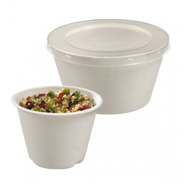 Becher aus Zuckerrohrpulpe