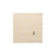 Toalla de papel Crudo reciclado' 2 capas 20x20cm (1/4 pliegue), caja de 4800