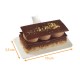 Laschenhalter gebogen aus Zuckerrohrschnitzel, Rechteck 10x5,5cm, 100er-Packung