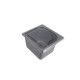 Vaschetta per il ghiaccio in plastica 2,33 litri, 16,5x18x12cm, per vetrina + coperchio, scatola da 84