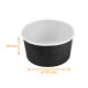 Black kraft salad jar 1000ml, ø150x80mm, box of 300