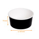 Black kraft salad jar 750ml, ø150x70mm, box of 300
