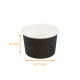 Vasetto di gelato Nero, 120 ml ø77x47mm, scatola di 2000