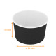 Vasetto di gelato Nero, 240 ml ø94x55mm, scatola di 2000