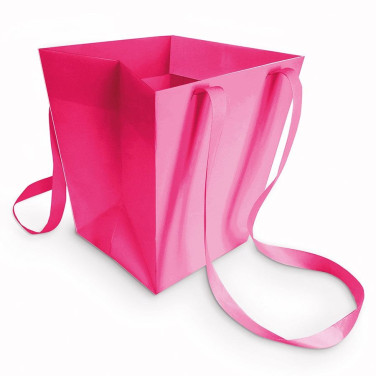 Borsa con manico in tessuto