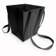 Borsa con manico in tessuto confezione da 10, 165x125x80mm 'Nero