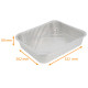 Premium" aluminium tray pack of 25, "Eclipse" 322x262x60mm, 3600ml
