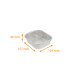 Premium" aluminium tray pack of 50, "Eclipse" 157x124x40mm, 500ml