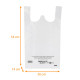 Borsa di plastica LDPE 30+7/7x54cm, spessore 50 µ, trasparente, scatola da 500