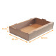 Bandeja apilable en microplegable, 60x40x9cm, caja de 50