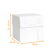 Wedding Cake Box einzeln, in Mikrowelle 30x30cm, verstellbare Höhe 30 bis 40cm