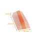 Sacchetto per croissant 140+70x260mm (rif. 104), Ethnik, in kraft bianco, confezione da 1000