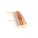 Bolsa para cruasanes 120+50x210mm (ref. 102), Ethnik, en kraft blanco, paquete de 1000