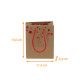 Borsa con coulisse di lusso Scatola da 300, Rosso Asca', 11,4+6,4x14,6cm
