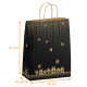 Bolsa con asa de cordel navideño Gala, 35+14x41cm, caja de 250