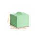 Nevera aislada Verde, 1 litro, (14x14x10cm), paquete de 25