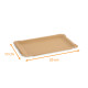 Kraft-Teller 13x20cm (ref 5), Packung mit 250