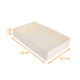 Patisserie-Kiste weiß 26x16,5x5 cm, 100er-Packung