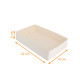 Patisserie-Kiste weiß 22x14x5 cm, 100er-Packung