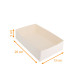 Patisserie-Kiste weiß 20x13x5 cm, 100er-Packung
