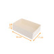 Patisserie-Kiste weiß 16x11x5 cm, 100er-Packung