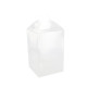 Transparenter Koffer aus PVC, 12x12x19cm, Karton mit 200 Stück