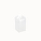 Transparenter Koffer aus PVC, 8x8x13cm, Karton mit 200 Stück