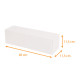 Isolierende Holzschachtel 40x11,5x11,5cm Weiß, Karton mit 25 Stück