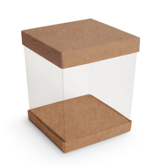 Transparent Container Box Bottom Lid, bottom and base for transparent box - Packeos