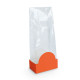 Cesta para bolsa SOS caja de 100, 100+60x280mm, Naranja
