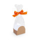 Cesta para bolsa SOS caja de 100, 80+50x250mm, Kraft