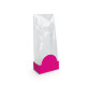 Cesta para bolsa SOS caja de 100, 80+50x250mm, Fucsia