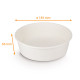 Tarro kraft blanco para ensalada 1300ml, ø184x66mm, Caja de 300