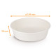 Pot salade kraft blanc 1100ml, ø184x58mm, carton de 300
