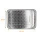 Catering de prestigio caja de 50, cartón metalizado, Plata, 28x42cm, Reciclable