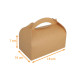 Griffschachtel aus braunem Kraftpapier 18x10x7cm mit Einkerbungen, 25er-Pack