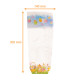 Bolsa Fondo Rígido Feliz Pascua 140x305mm, 'Caza del huevo, paquete de 100