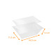 Insert et couvercle pour boite isotherme pour glace 500cc, en RPET, carton de 160