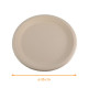 Assiette en fibre végétale ronde ø 26cm, "Rondopack", carton de 500