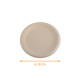 Assiette en fibre végétale ronde ø 18cm, "Rondopack", carton de 500