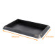 Barquette sushi 450ml, kraft noir, carton de 400