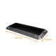 Sushi tray 230ml, black kraft, box of 600