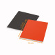 Support de présentation pour boite 15x15cm, Noir Orange, paquet de 50