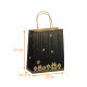 Sac poignée ficelle de Noël Gala, 18+8x22cm, carton de 250